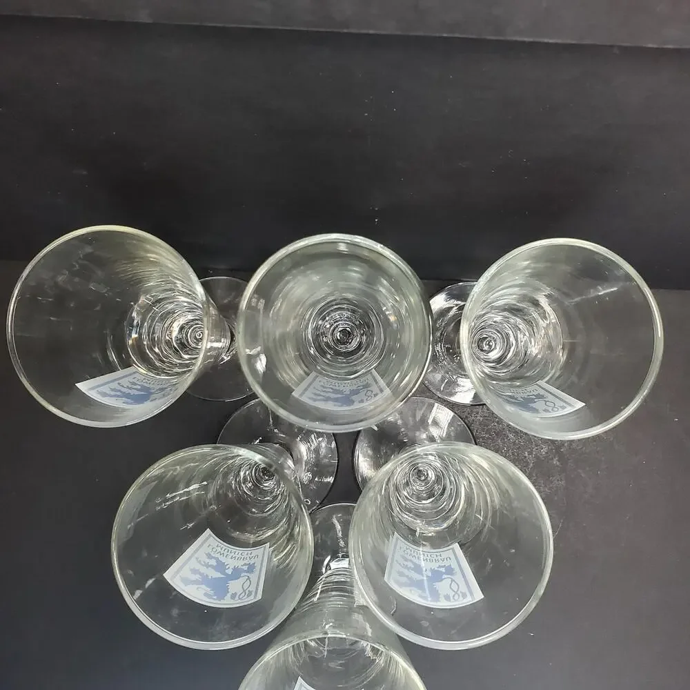 Set of 6 Lowenbrau Munich Steamed Pilsner Beer Glass Mint 7.5